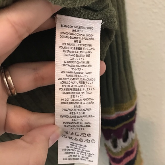 Free People Mixed Up Cuff Ribbed Thermal - Picture 7 of 8